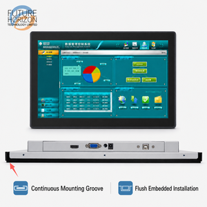 15.6 Inch OEM Embedded Fanless Industrial Panel PC with Capacitive <b>Touch</b> <b>Screen</b> for CNC Machine Control and Factory Automation - Product Image 2