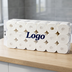 Rollo de Papel Higiénico Desechable de Pulpa de Bambú de 3 Capas - Marca Personalizada, Venta al por Mayor, OEM/ODM - Product Image 3