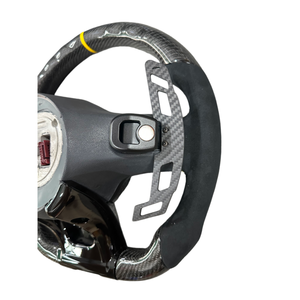 Volant en fibre de carbone Akantra, adapté aux modèles Mercedes-Benz de 2010 à <span class=keywords><strong>2022</strong></span>, équipé de palettes de changement de vitesse magnétiques - Product Image 6