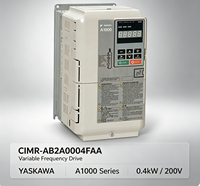 Convertidor de Frecuencia VFD Yaskawa CIMR-AB2A, Control Vectorial, 220V, IP20, DC-AC, 0.4KW-3.0KW, Monofásico, para Uso Industrial