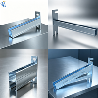 Support cantilever UTT7241 avec dimensions et longueur personnalisées pour condenseur ou support de tuyauterie CVC 41x41mm Tianying Machinery