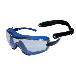 Lunettes de sécurité à sangle convertible ANSI Z87.1, joint en mousse TPR amovible, lentille en PC haute résistance aux chocs, protection anti-poussière, personnalisable - Product Image 6