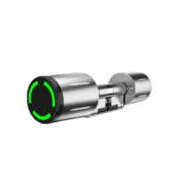 Serrure à cylindre en alliage de zinc Tuya Master Key, étanche IP65, électronique, pour verre, aluminium, acier, bois, déverrouillage par carte mémoire