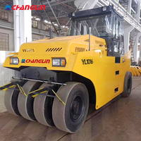 Changlin 14.7 km/h gonflé lisse pneu rouleau routier 10Ton 12Ton 14Ton 16Ton asphalte couches compacteur camion