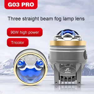 โคมไฟ LED ลำแสงคู่90วัตต์ลำแสงสูง/ต่ำกันน้ำเลนส์3นิ้ว12โวลต์ลำแสงแรงสูง6500LM H11อุปกรณ์อเนกประสงค์ - Product Image 6