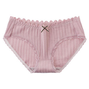 Biancheria intima da donna in cotone 95% di alta qualità da donna mutandine Sexy - Product Image 5