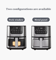 Friteuse électrique domestique personnalisable en gros avec capacité de 5,1 à 6,0 L, contrôlée par application, 1400 W