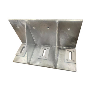 Support d'angle en acier inoxydable de 10 mm d'épaisseur, pièces de machines de construction découpées au laser - Product Image 4