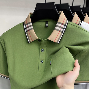Camiseta Polo <span class=keywords><strong>de</strong></span> Manga Corta <span class=keywords><strong>de</strong></span> Alta Calidad al por Mayor, Camiseta Polo <span class=keywords><strong>de</strong></span> Algodón para Hombre con Logotipo Bordado <span class=keywords><strong>de</strong></span> <span class=keywords><strong>Marca</strong></span> para Verano y Otoño - Product Image 2