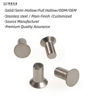 Paku Keling Baja Tahan Karat Kepala CSK (Countersunk/Flat) Finishing Mengkilap 1/2'' 3/8'' Pengikat Rivet Otomotif