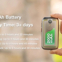 Smartphone Unihertz Jelly 2E Mini, Android 12 débloqué, 4 Go de RAM, 64 Go de stockage, téléphone portable 2000 mAh, 16 MP, 4G