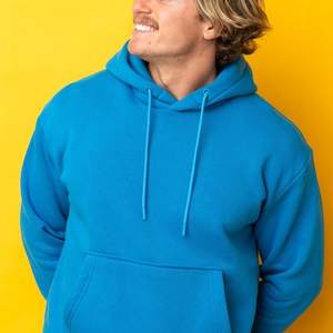 Hoodie Top Quality Heavyweight Cotton Black <b>White</b> Oversize Puff Print Men's Hoodies <b>Sweatshirts</b> Unisex Pullover Manufacture - Product Image 4