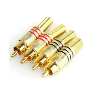 Conector chapado en oro de alta calidad Conector de altavoz Conector RCA - Product Image 5