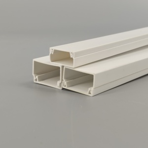 Canalización y Bandeja <span class=keywords><strong>de</strong></span> Cables <span class=keywords><strong>de</strong></span> PVC Plástico Blanco Eléctrico Resistente al Fuego, Impermeable, Tamaños <span class=keywords><strong>10x10</strong></span>, 16x16, 16x25, 40x25 - Product Image 6