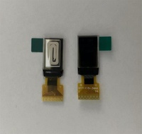 Layar PMOLED Ukuran Kecil 0.5 Inci Resolusi 48x88 Warna Putih Tipe Solder 14 Pin Antarmuka IIC IC Driver CH1115