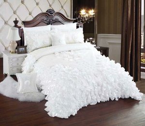 Set di Biancheria da Letto in Poliestere per Uso Domestico con Motivo Floreale, Lenzuola, Federe e Copripiumino per Letti <span class=keywords><strong>Singoli</strong></span>, Queen e King - Product Image 6
