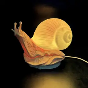 Hot Sale New simulation snail indoor decoration LED night light USB Type-C plug-in color light sleep light