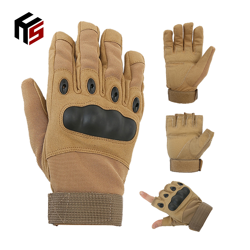 Оптовая продажа, уличные зимние тактические боевые перчатки с имитацией фибры и твердыми костяшками, перчатки с полупальцами для тренировок в спортзале