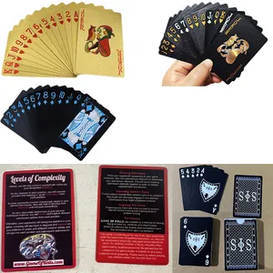 工厂价格定制塑料游戏卡阿拉伯科威特沙特阿拉伯游戏性定制塑料jogo de baralho Pokerkarte