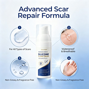 Crème cicatrisante au silicone professionnelle Zourunan 50g, formule avancée à efficacité <span class=keywords><strong>24H</strong></span>, gel de réparation rapide pour les cicatrices chirurgicales, d'acné, de brûlures et corporelles - Product Image 4