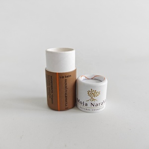 Balsamo per labbra biodegradabile in cartone Kraft rigido Push up contenitore colore guancia in carta tubo lozione per il <span class=keywords><strong>viso</strong></span> imballaggio personalizzato - Product Image 4