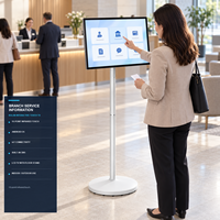 Afficheur numérique intelligent sans fil USB LCD 32 pouces, écran mobile extérieur, Android 13, rotation tactile 10 points, 1920x1080, pour magasin de détail