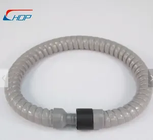 Tuyau flexible de drainage de l'eau de climatisation de fournisseur, tuyau de conservation de la chaleur pièces de climatiseur de la Chine, PVC de conduit Guanghua Rohs