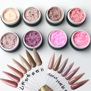 Mousse Gel Constructeur TPO FREE Oat Mousse Gel Builder BLANC LAITIER Gel d'Extension pour Ongles Sans HEMA Gel Mousse UV/LED Personnalisé - Product Image 1