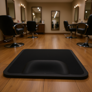 Alfombra Cuadrada Negra Antifatiga para Salón de Belleza, 4x1/2 Pulgadas, Modelo D0100HP7J6W, para Uso Comercial en Salones de Belleza - Product Image 2