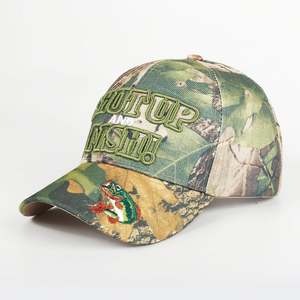 Fabricantes venta al por mayor calidad OEM bordado selva camuflaje gorra de béisbol caza camuflaje - Product Image 3