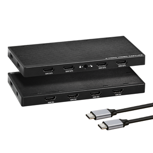 Tarjeta de Captura HDMI 4K60 de 4 Canales, 4 Entradas y 1 Salida, Tarjeta de Captura de Video USB UVC con Salida HDMI de 4 Canales - Product Image 1