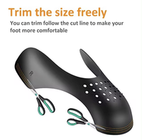 Arbres à chaussures en plastique pour hommes, souteneur de chaussures, accessoires d'entretien de chaussures
