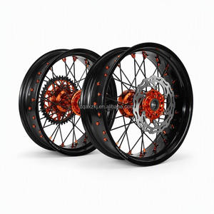 Jeu de roues de motocross 21" 19" en aluminium CNC pour <span class=keywords><strong>YZ</strong></span> <span class=keywords><strong>125</strong></span> <span class=keywords><strong>YZ</strong></span> 250 2008-2016, moyeux bleus, jantes noires, haute performance, pièces de jantes pour moto tout-terrain - Product Image 3