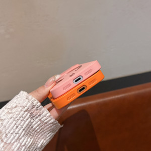 Étui de téléphone simple en cuir PU texture Litchi pour <span class=keywords><strong>iPhone</strong></span> Air <span class=keywords><strong>12</strong></span> 13 14 15 16 17 <span class=keywords><strong>Pro</strong></span> <span class=keywords><strong>Max</strong></span>, compatible avec la charge sans fil, magnétique, antichoc - Product Image 6