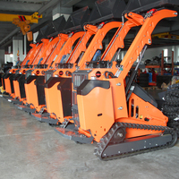 Mini-chargeuse sur pneus diesel 2026 pour machines de construction, moteur Kubota, 100 CV et plus, avec accessoires