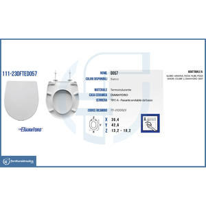 D057 Sedili WC Termoindurenti Impermeabili di Qualità Premium, Accessorio per Bagno - Product Image 2