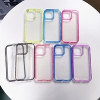 Antichoc PC Bordure Imprimé Couleur 3 en 1 Haute Clair TPU Téléphone Cas pour VIVO V50 LITE Y19S Y29 Y28 4G 5G