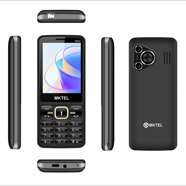 MKTEL T6-M82 2.8 Inch TFT Qwerty Keyboard Bar Feature Phone Dual SIM Spanish Support GSM FM Radio 1800mAh Battery
