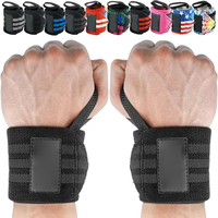 Sangles de soutien pour poignets réglables avec logo personnalisé, robustes, pour la musculation et l'entraînement de force