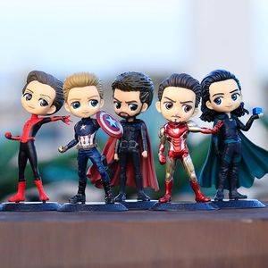 Tiktok vente chaude Animation dérivés Action Figure Spider-man Capitaines Amérique <span class=keywords><strong>Anime</strong></span> Avengering <span class=keywords><strong>Anime</strong></span> Figure Set - Product Image 3