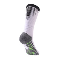 Chaussettes de football professionnelles OEM respirantes, antidérapantes, à compression, avec grip personnalisé