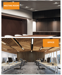 Panneau mural et <span class=keywords><strong>de</strong></span> plafond en tube carré creux, imperméable, ignifuge, <span class=keywords><strong>à</strong></span> effet bois, pour la décoration intérieure <span class=keywords><strong>des</strong></span> bureaux, <span class=keywords><strong>des</strong></span> maisons et <span class=keywords><strong>des</strong></span> hôtels, directement <span class=keywords><strong>de</strong></span> l'usine - Product Image 4