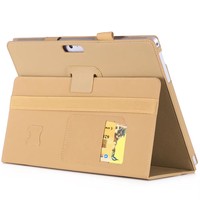 Universel pour Microsoft Surface Pro 3 4 5 6 7 12.3 dragonne mat étui de protection tablette cuir PU clavier Flip Stand couverture