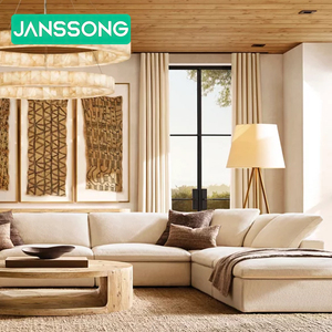 Sofá Cama Moderno para Sala de Estar, Sofá para Vestíbulo de Hotel, Sofá Cama para Sala de Estar de Villa de Lujo, Sofá Seccional Modular, Muebles de Interior - Product Image 1