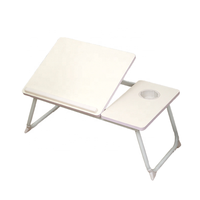 Mobilier de bureau pliable personnalisable en stock, mini bureau d'ordinateur pour la maison réglable en hauteur