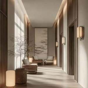 Muebles de Madera Hechos a Medida y Decoración de Estilo Chino Moderno para el Recibidor, Solución de Diseño Gráfico Integral para el Hogar - Product Image 2