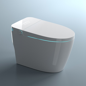 สุขภัณฑ์เซรามิกแบบตั้งพื้น ระบบ S-trap พร้อมฟังก์ชั่นหลากหลาย โถสุขภัณฑ์อัจฉริยะพร้อมรีโมทคอนโทรล - Product Image 6