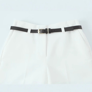 <span class=keywords><strong>Pantaloni</strong></span> 2025 da donna nuovi <span class=keywords><strong>pantaloni</strong></span> larghi <span class=keywords><strong>con</strong></span> cerniera arrotolata a vita alta <span class=keywords><strong>con</strong></span> <span class=keywords><strong>cintura</strong></span> semplice <span class=keywords><strong>pantaloni</strong></span> 100% lunghi in poliestere - Product Image 3