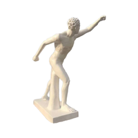 Statue grecque abstraite Art déco moderne Sculpture sculptée écologique faite à la main en fibre de verre pour la maison et le jardin