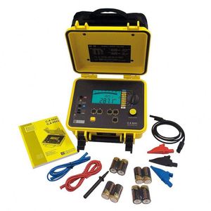 Chauvin Arnoux CA 6541 Insulation Tester 50V 1000V Digital Megohmmeter PI/DAR <b>Timer</b> 400G Range 200mA for Current 1 Year CA 6541 - Product Image 5